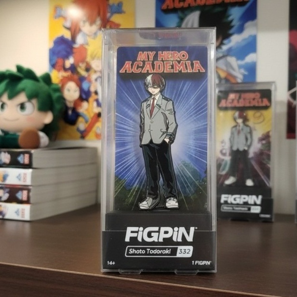 FiGPiN My Hero Academia Shoto‎ Todoroki #332 Enamel Pin Unlocked Collectible